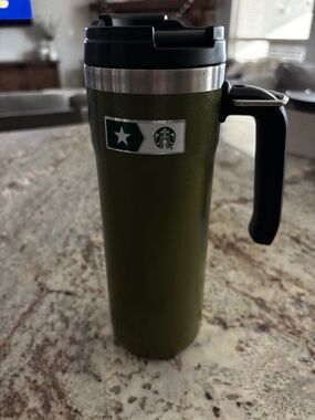 Stanley & Starbucks collab Military thermos